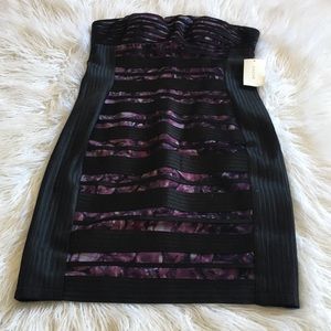 Strapless cocktail dress